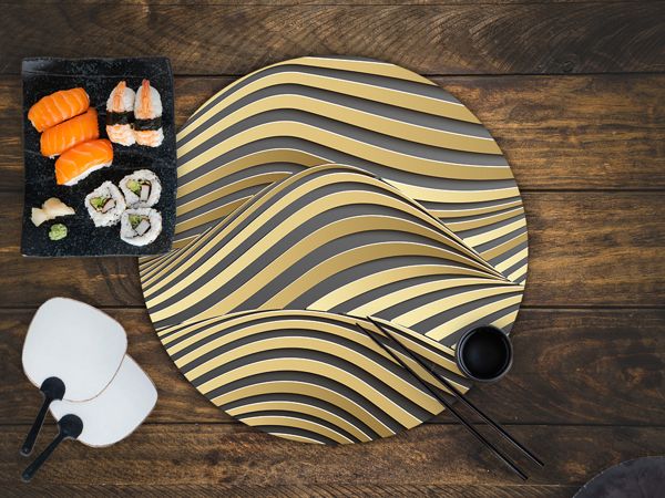 Charola Giratoria - Luxury Gold